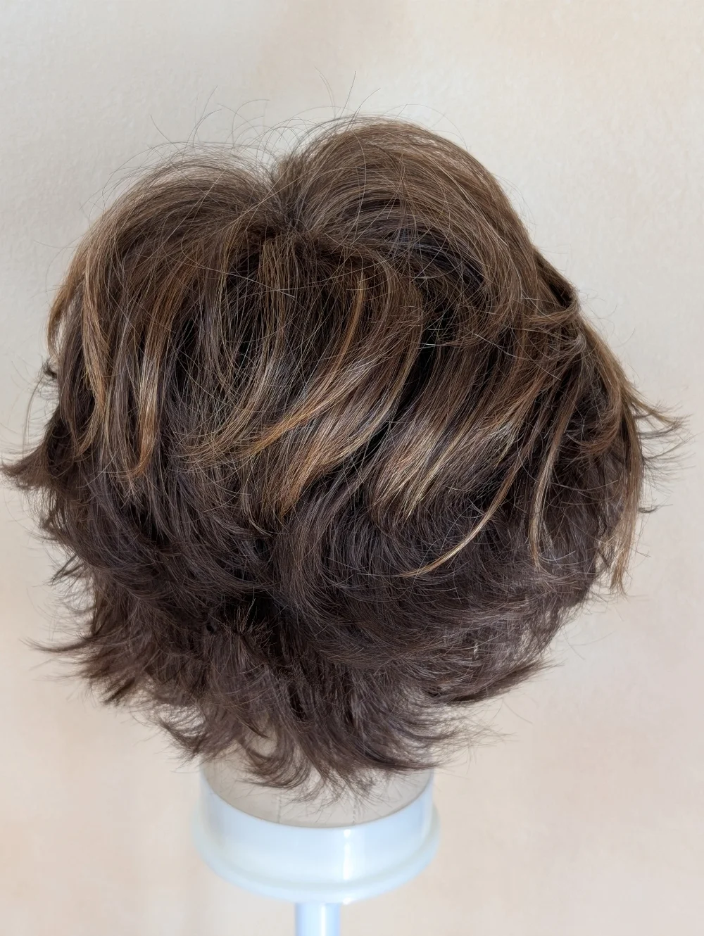 Raquel Welch Winner Wig R9S+ Shaggy Pixie Natural Brown Highlights EUC Box Tag - Picture 5 of 16